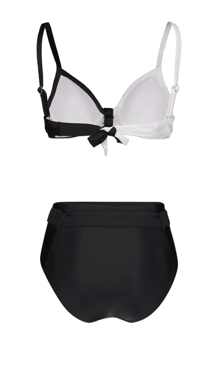 ELEGANT BIKINI "OBSERVED" IN BLACK/WHITE