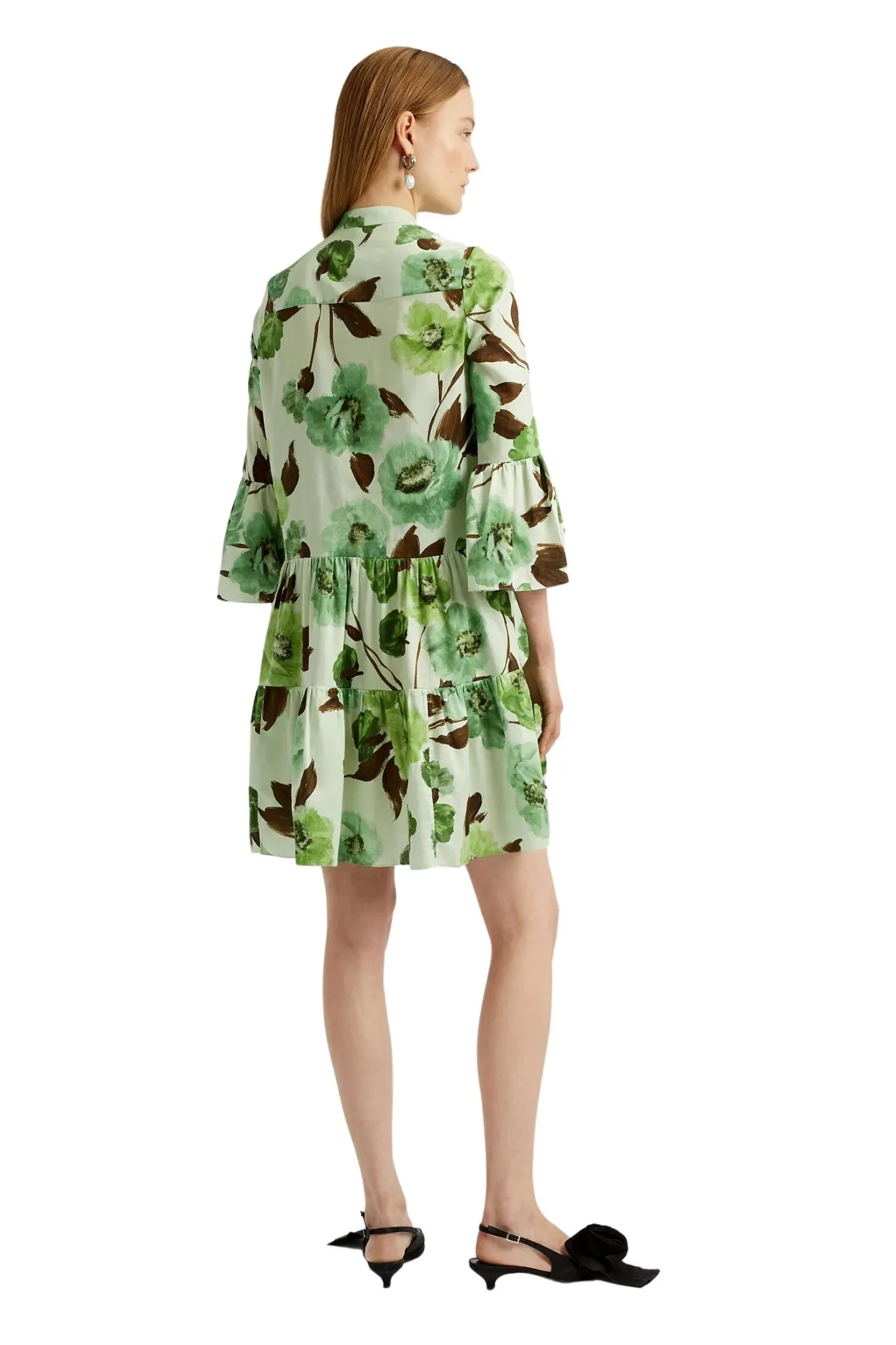 Erdem Tiered Hem Short Dress