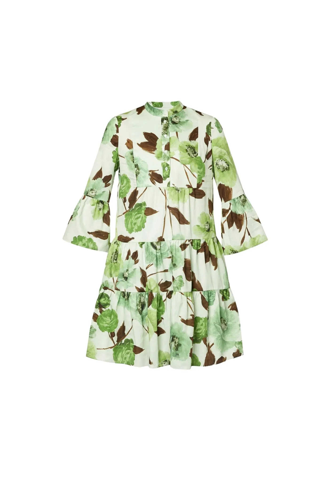 Erdem Tiered Hem Short Dress