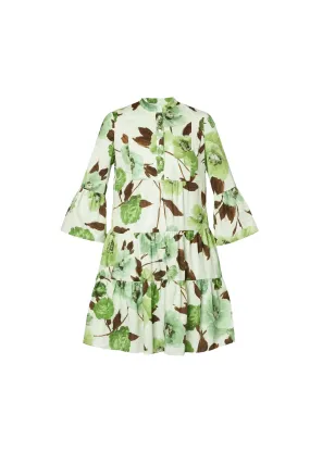 Erdem Tiered Hem Short Dress