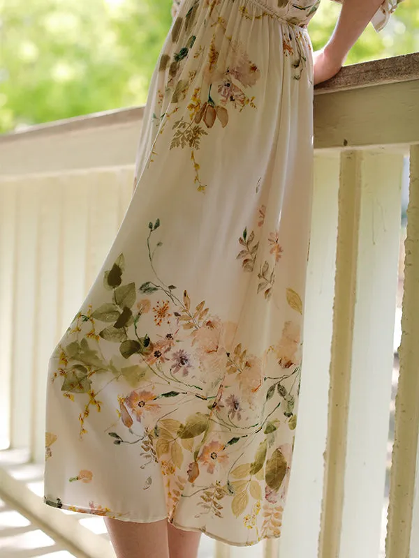 Floral Print Cotton Nightdress