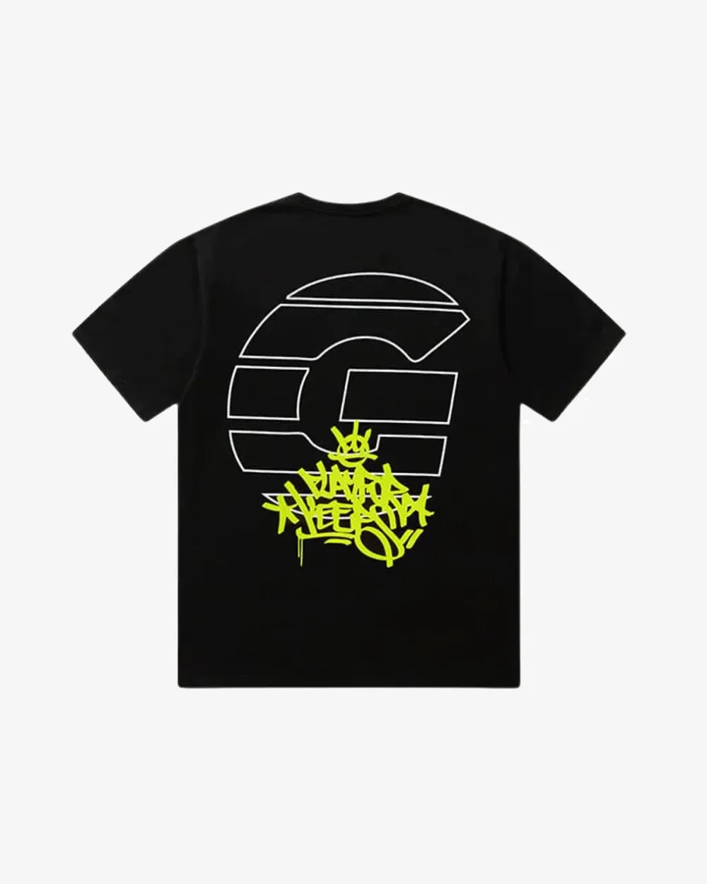 GEEDUP SPORTSMAN PFK TEE BLACK HYPER YELLOW