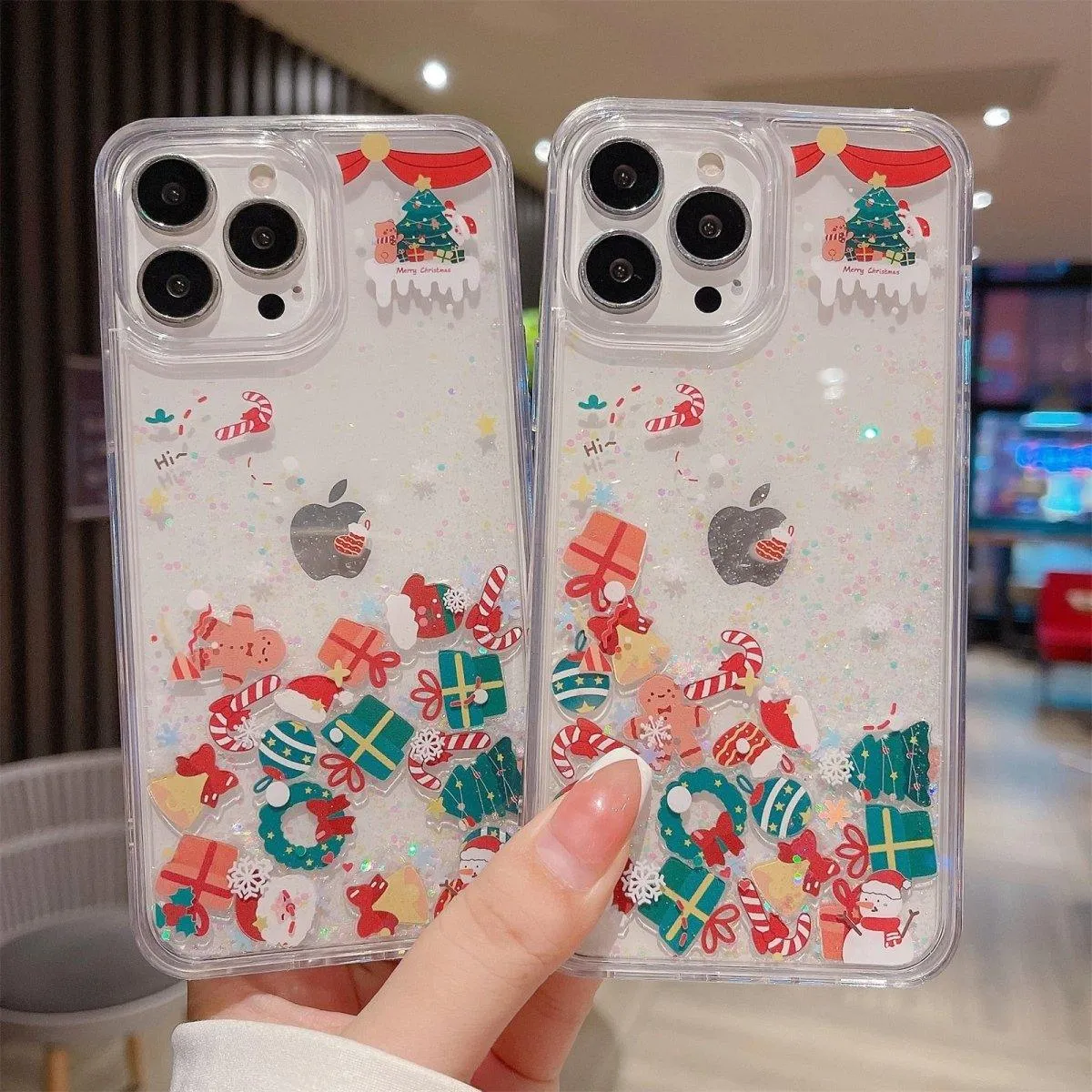 Germana Christmas Silicone iPhone Case