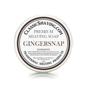 Gingersnap Scent - Classic Shaving Mug Soap - 2.5" Regular Size