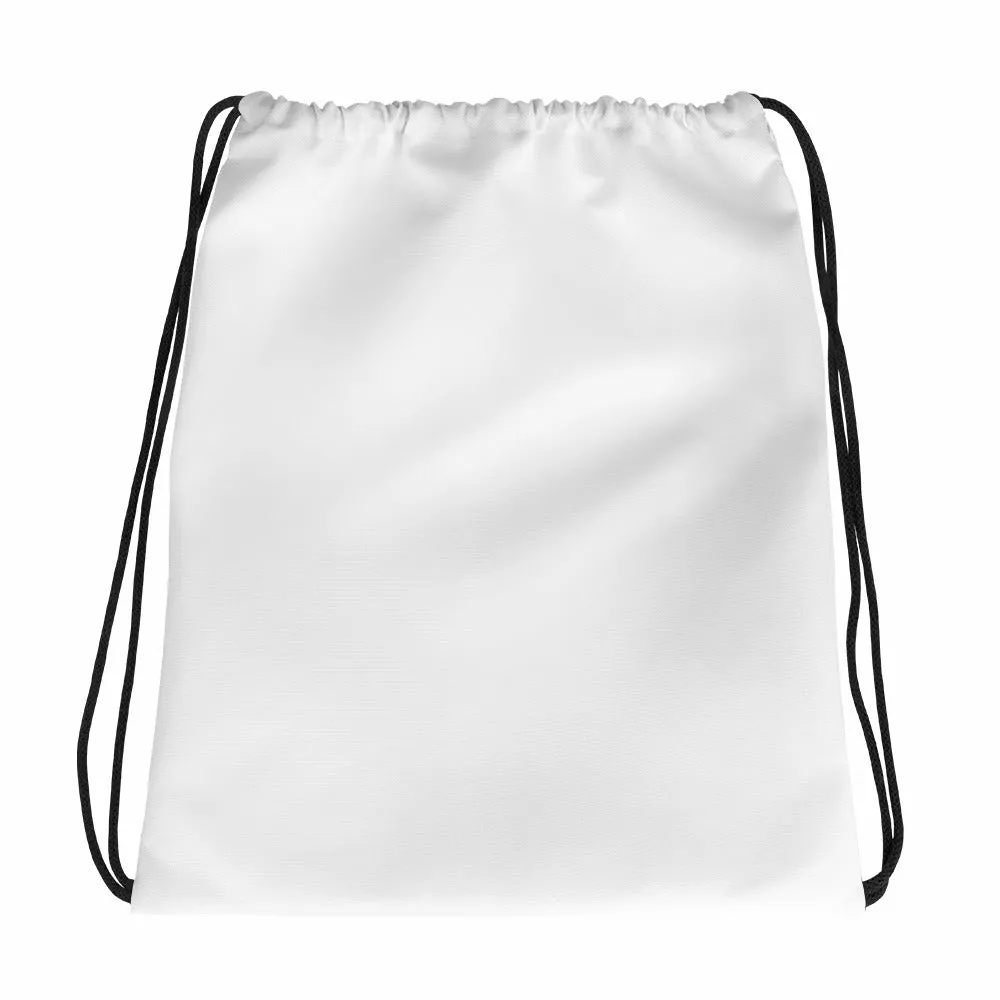 God's Timing Trust Him Drawstring bag