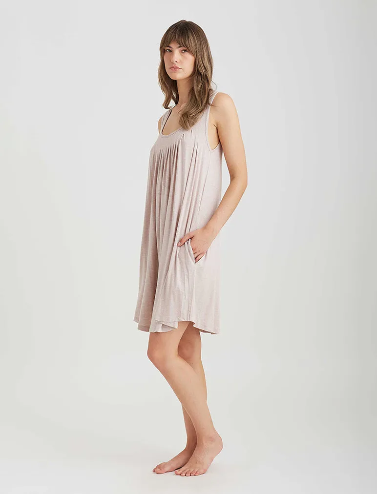 Kate Modal Soft Pleat Front Nightgown