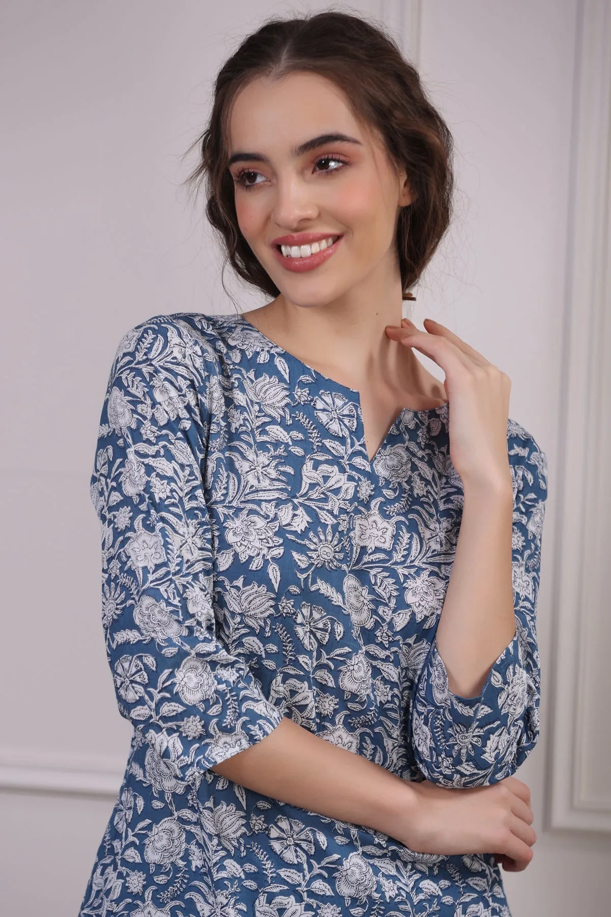 La Palma Blue Loungewear Set