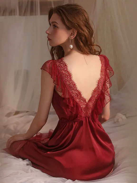 Lace Pokal Dot Nightgown