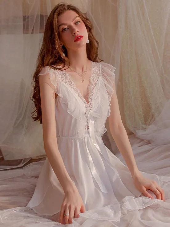 Lace Pokal Dot Nightgown