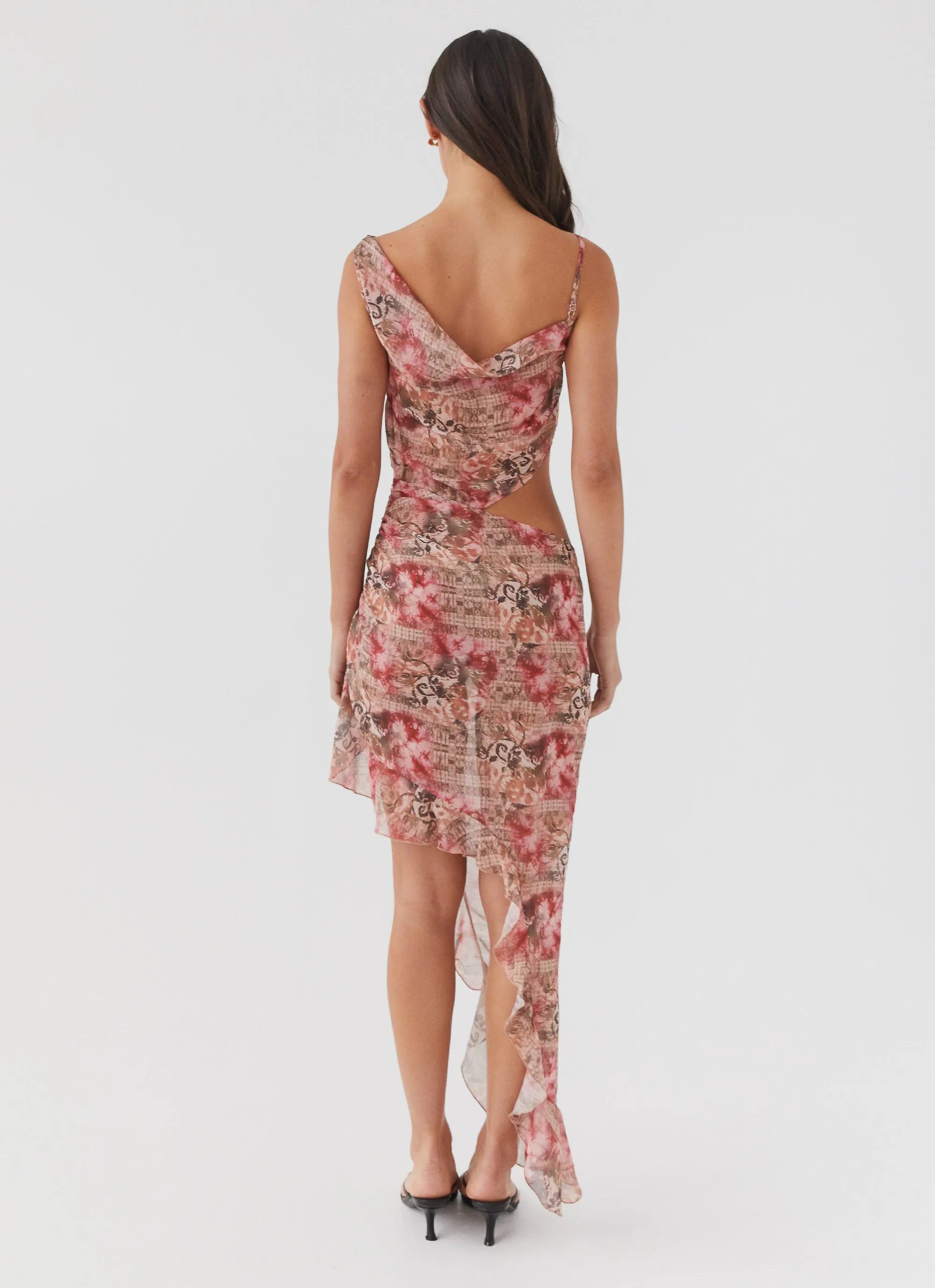 Law Of Attraction Midi Dress - Palais Floral