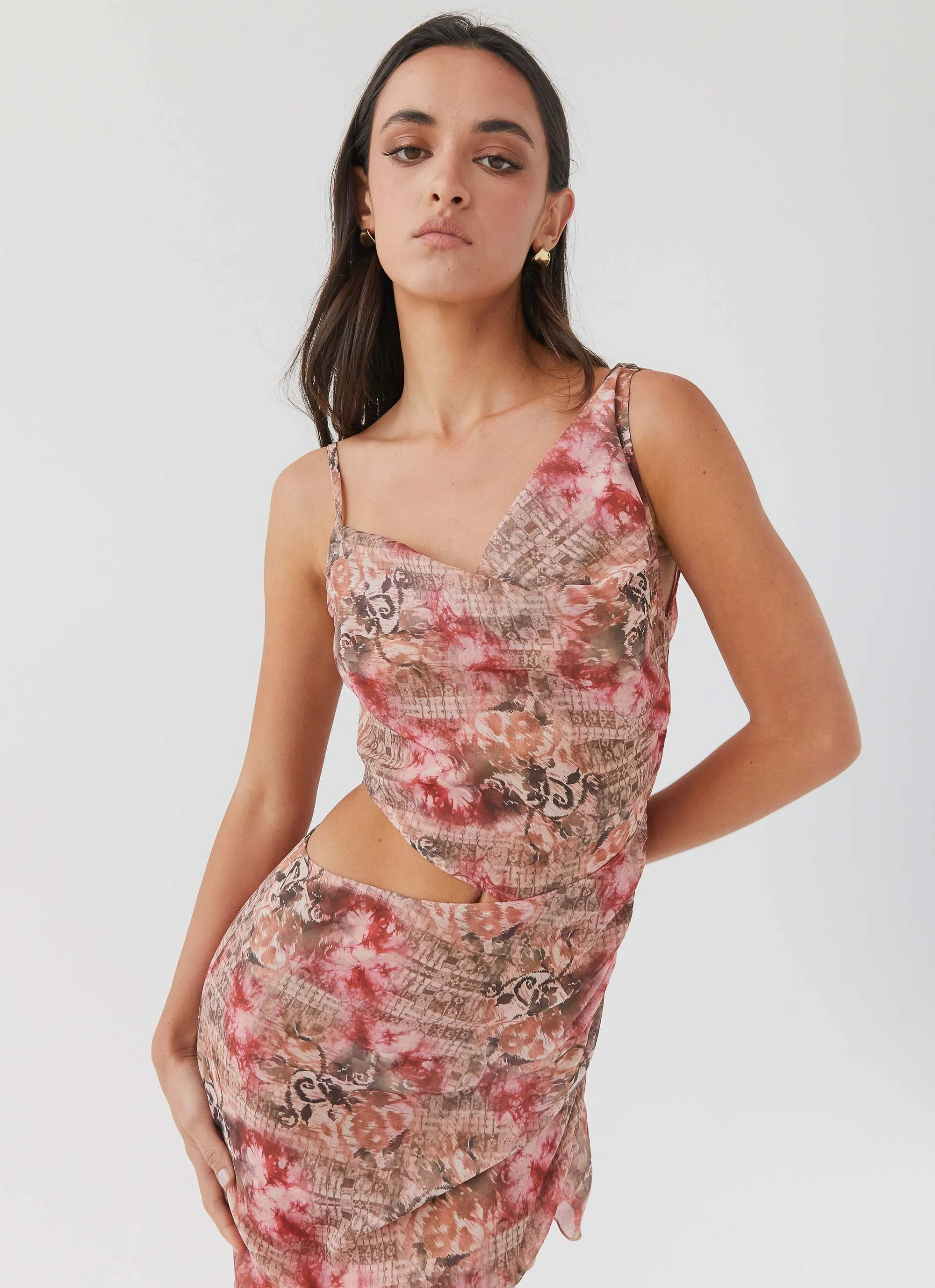 Law Of Attraction Midi Dress - Palais Floral