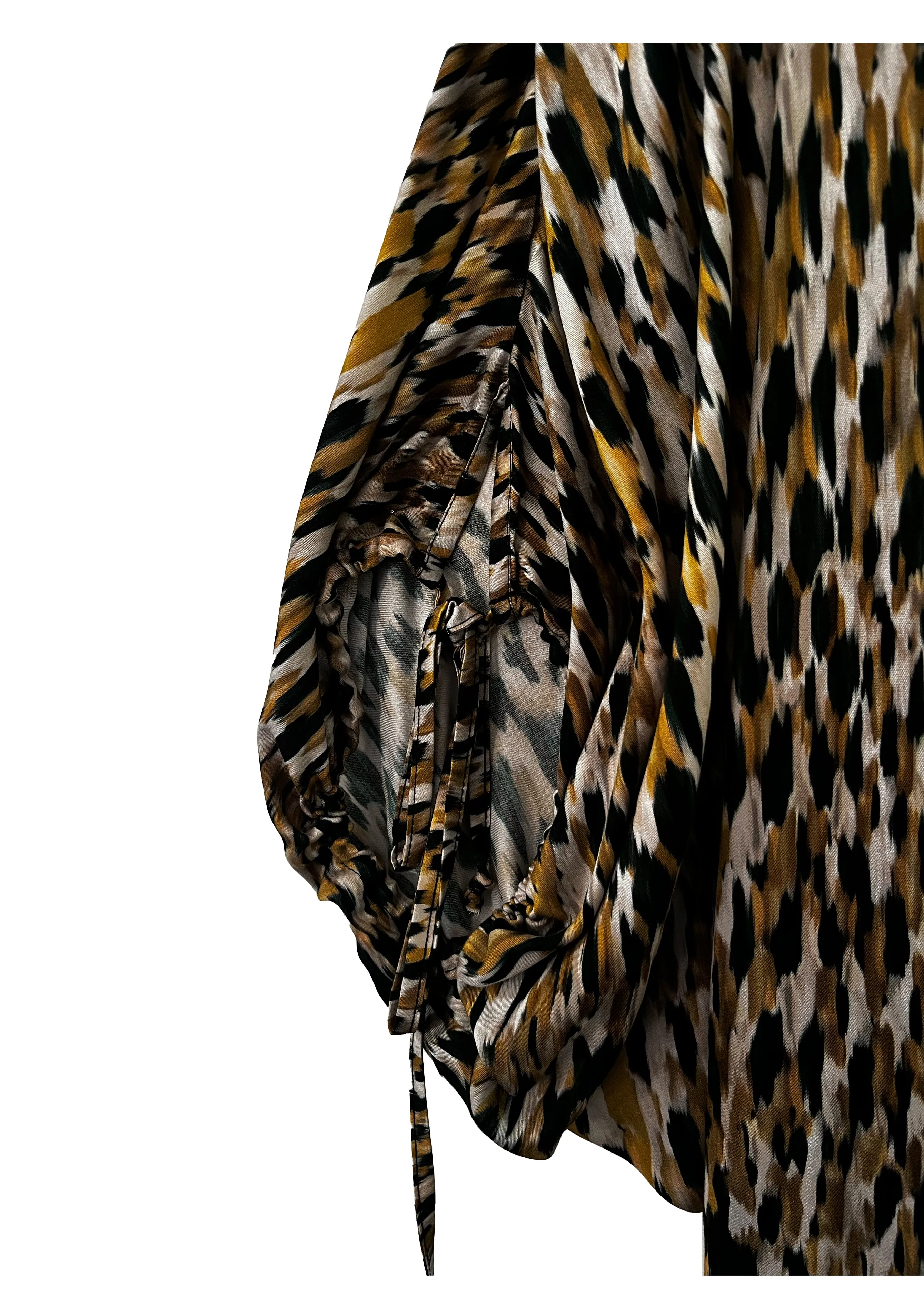 Maxine Kaftan- Abstract Gold Leopard