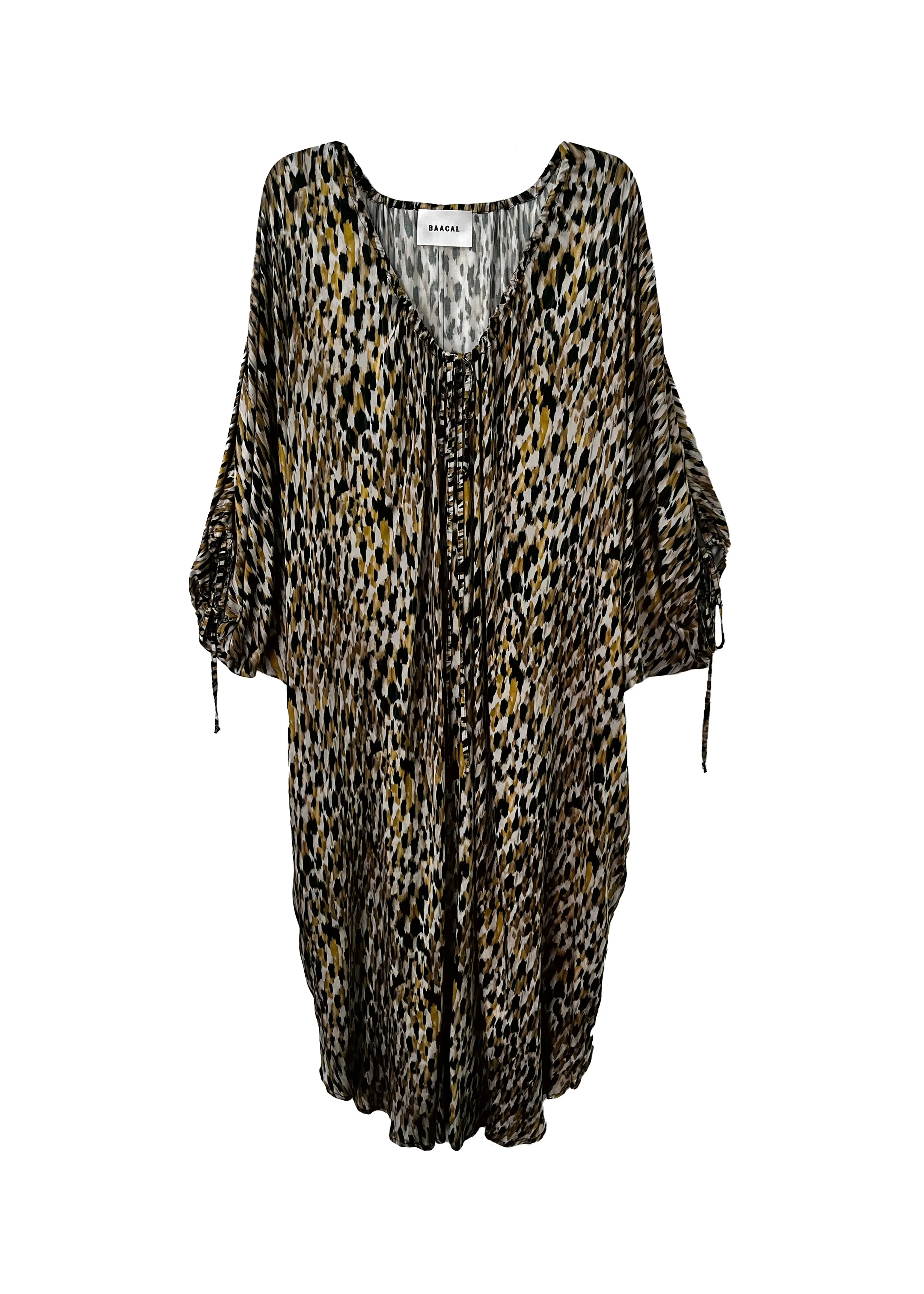 Maxine Kaftan- Abstract Gold Leopard