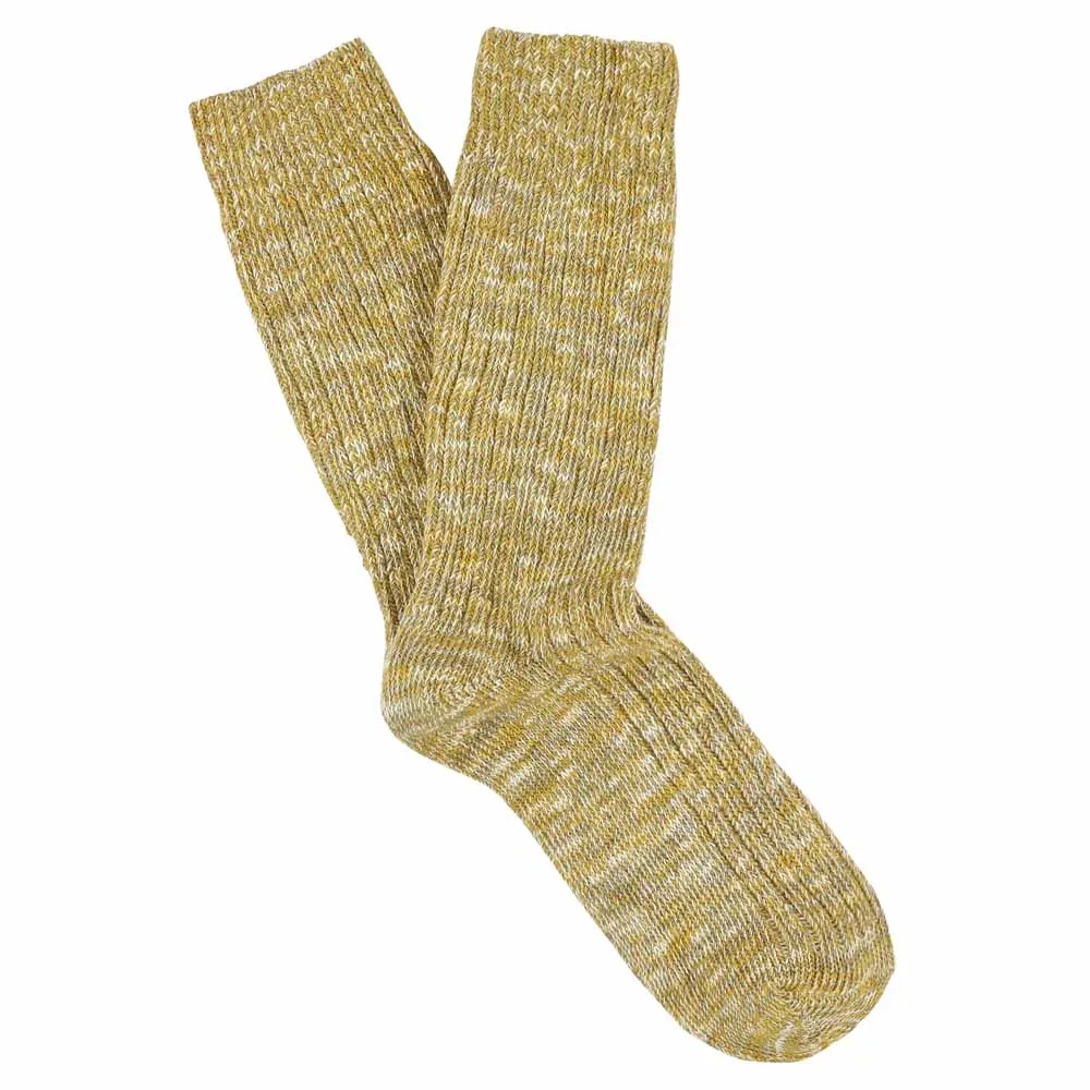 Melange Socks Mustard