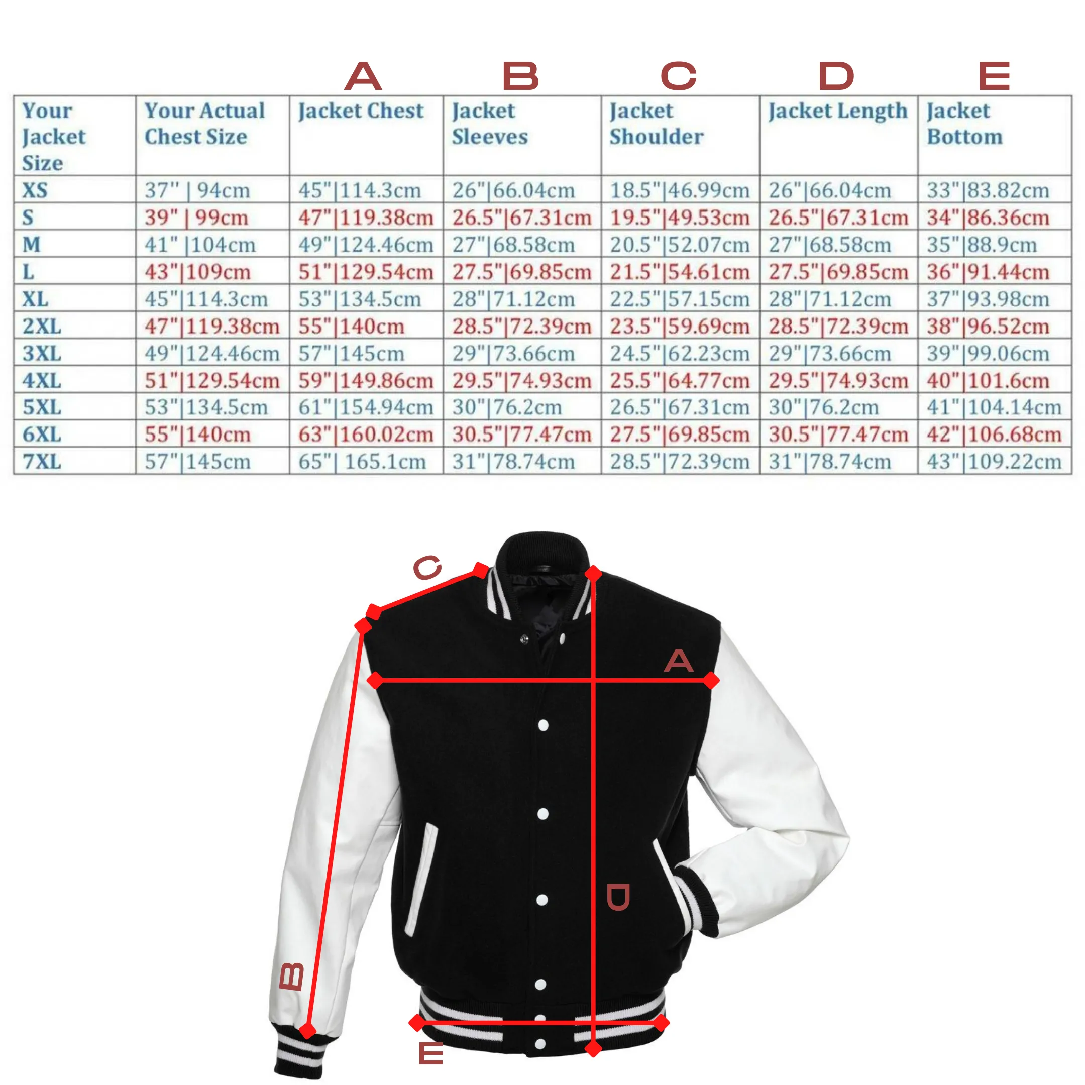 Men’s Red and Black Varsity Jacket, Varsity Jacket with Black Wool and Red Leather Sleeves Children’s Baseball Jacket Women