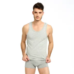 Men's Supima Round-Neck Tank Top (2pcs)