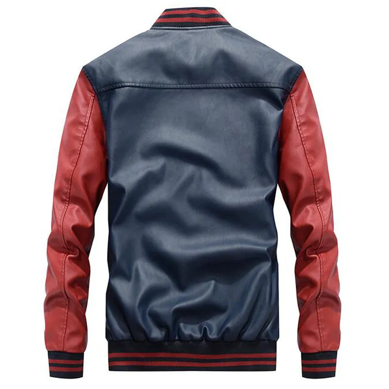 Mens Varsity College Jacket Baseball Bomber Jacket Vintage Sweatshirt  | 7701