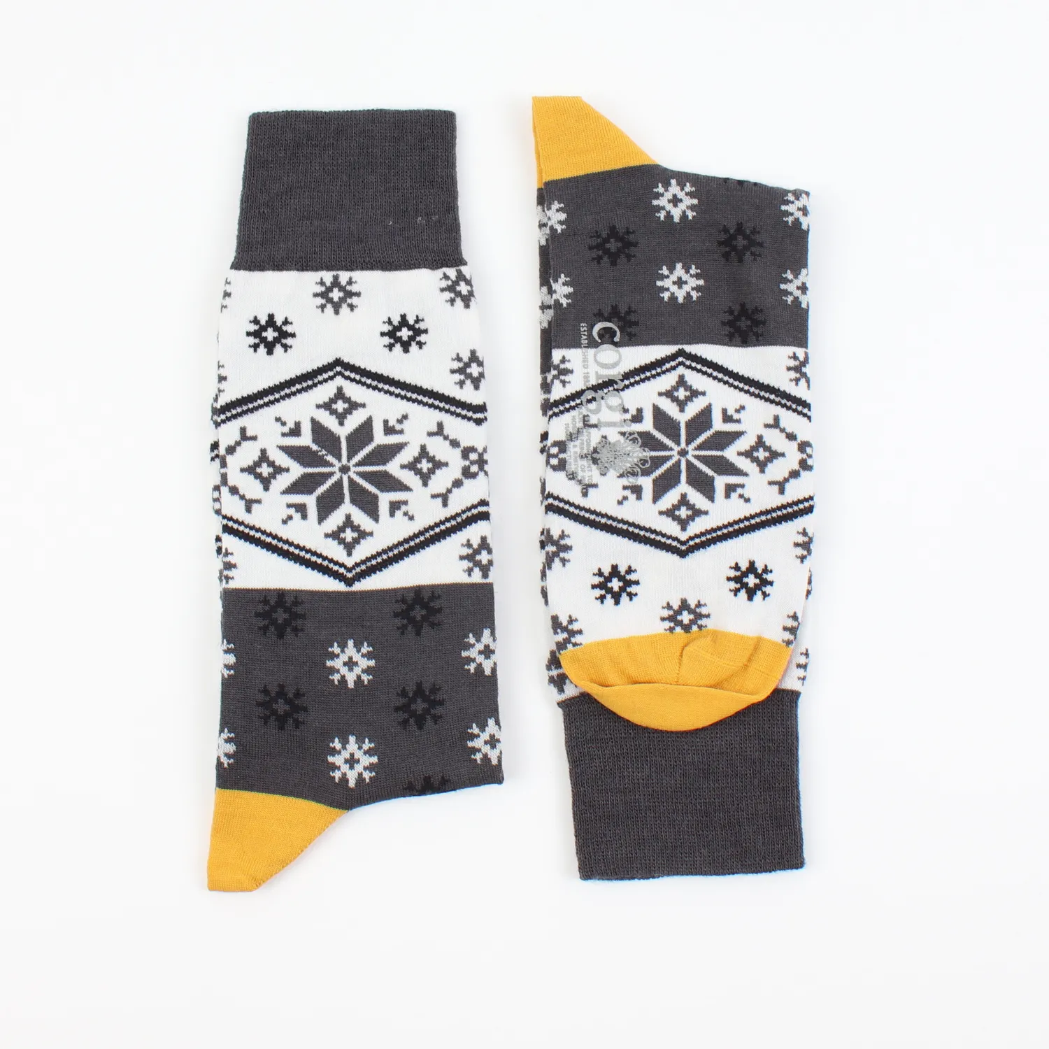 Men's Vintage Fair Isle Wool Socks