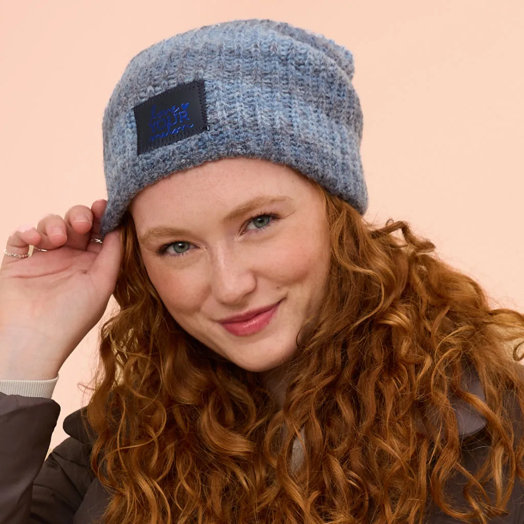 Navy Space Dye Beanie