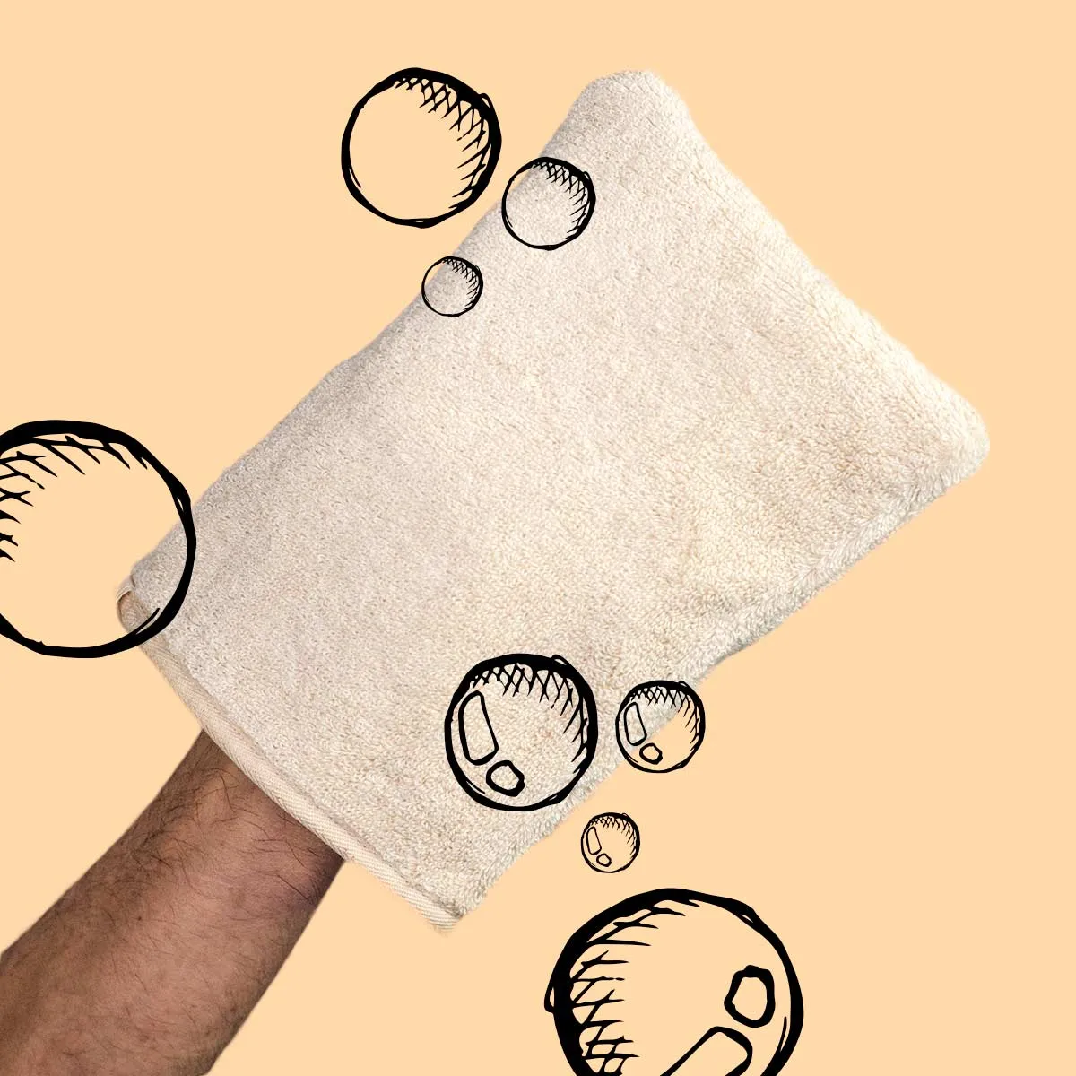 Organic Cotton Terry Bath Mitt