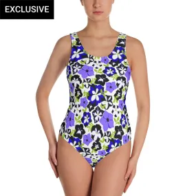 Petunias One-Piece Swimsuit (POD)