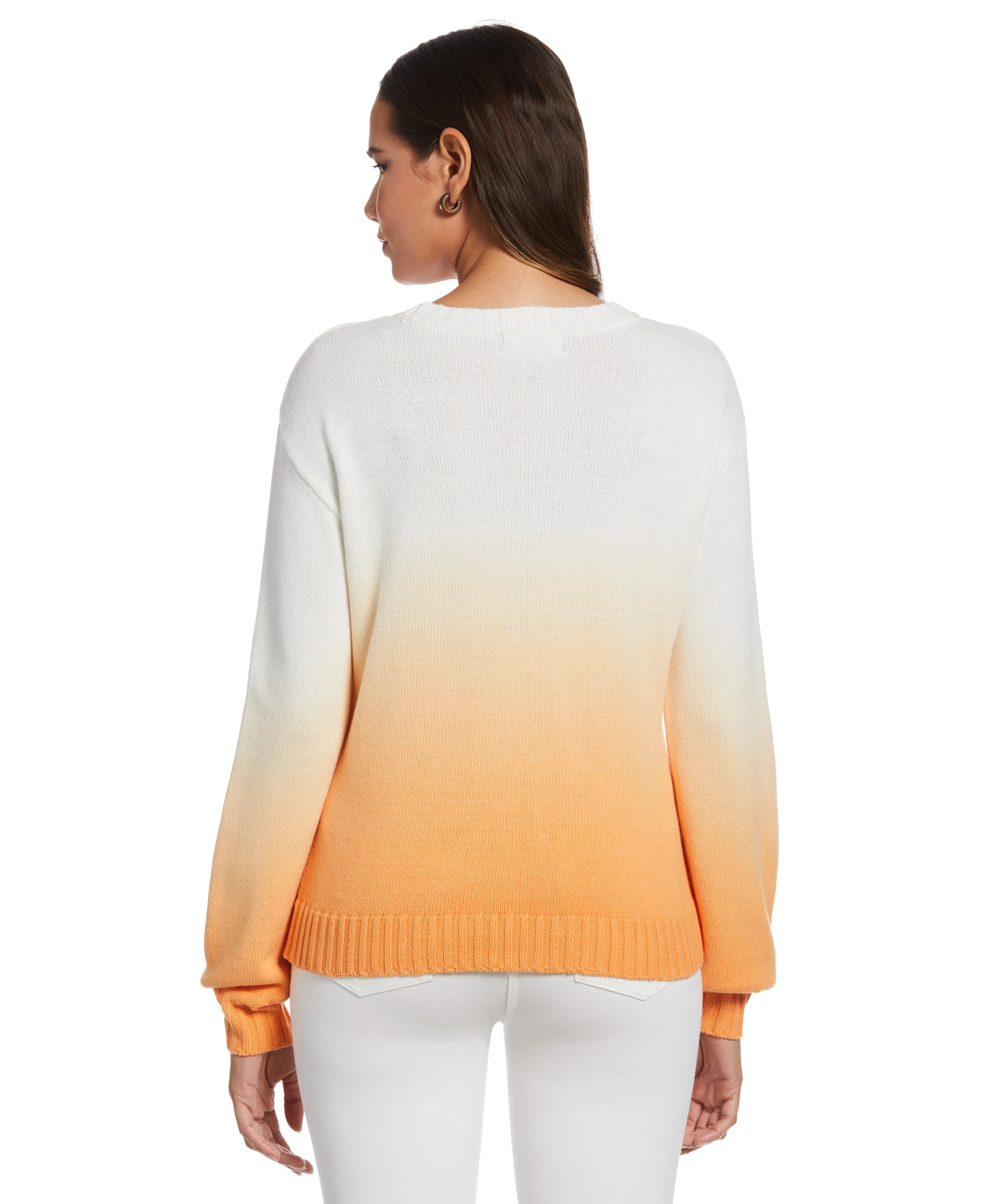 Plus Size Ombre Pullover Sweater