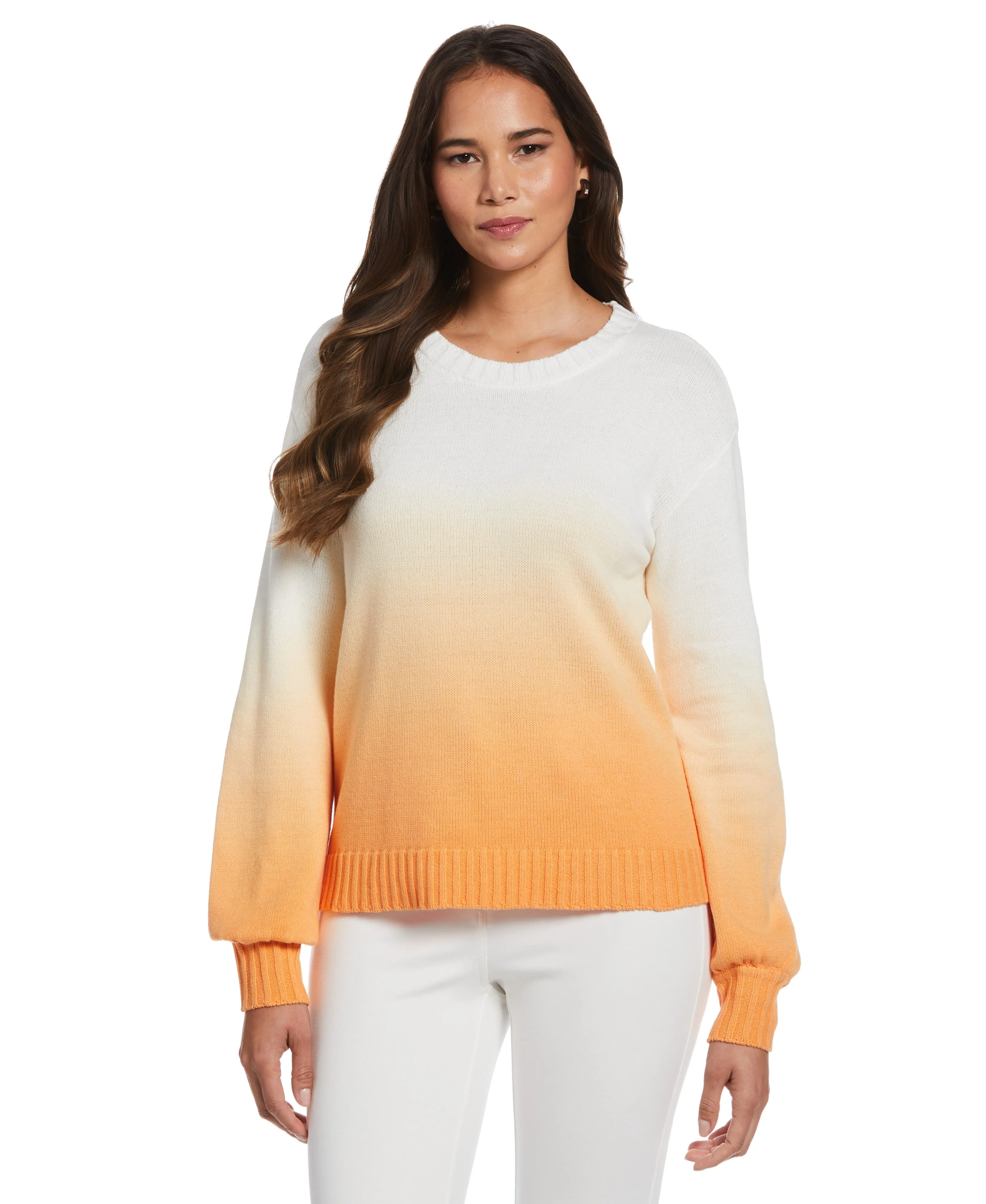 Plus Size Ombre Pullover Sweater