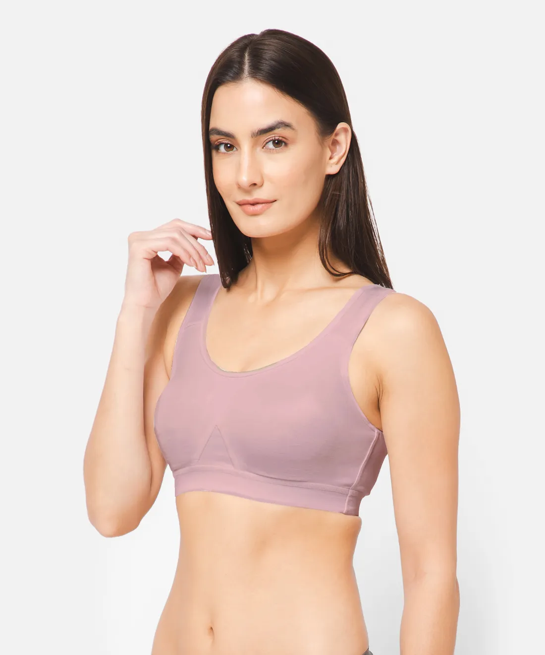 Poppy - Sports Brassiere | Perfect Sports Brassiere | Bottom Elastic | Broad Strap Gives Less Pressure on Shoulder (POPPY)