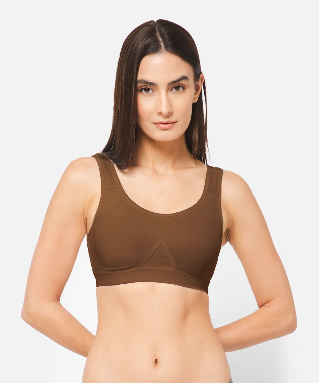 Poppy - Sports Brassiere | Perfect Sports Brassiere | Bottom Elastic | Broad Strap Gives Less Pressure on Shoulder (POPPY)