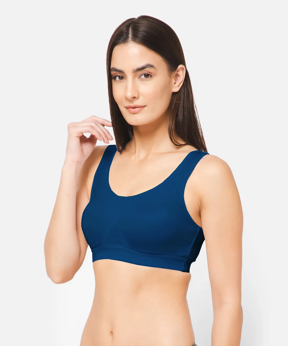 Poppy - Sports Brassiere | Perfect Sports Brassiere | Bottom Elastic | Broad Strap Gives Less Pressure on Shoulder (POPPY)