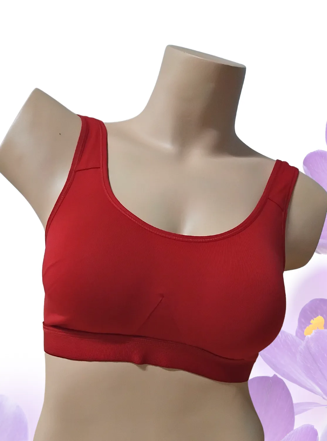 Poppy - Sports Brassiere | Perfect Sports Brassiere | Bottom Elastic | Broad Strap Gives Less Pressure on Shoulder (POPPY)