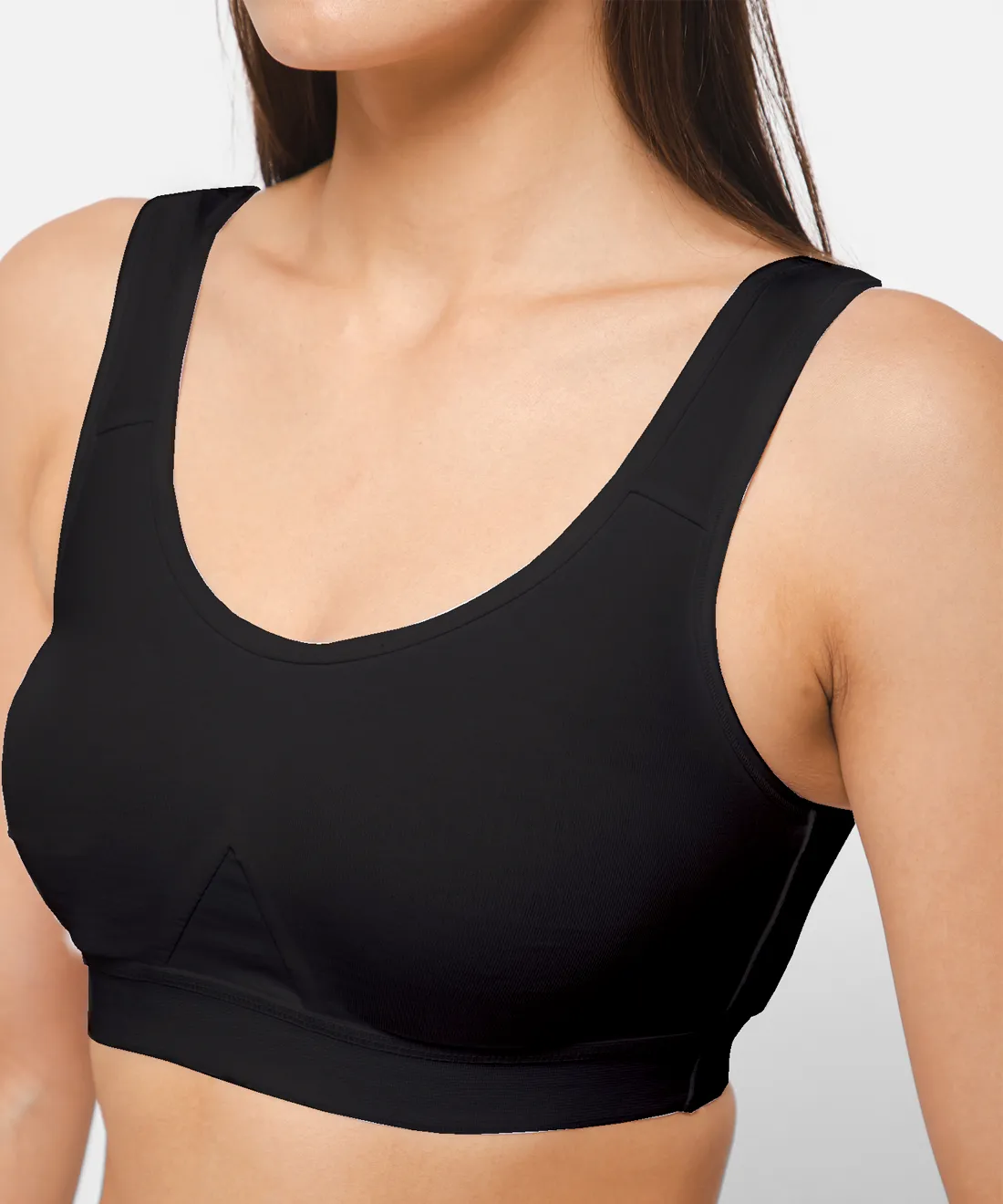 Poppy - Sports Brassiere | Perfect Sports Brassiere | Bottom Elastic | Broad Strap Gives Less Pressure on Shoulder (POPPY)