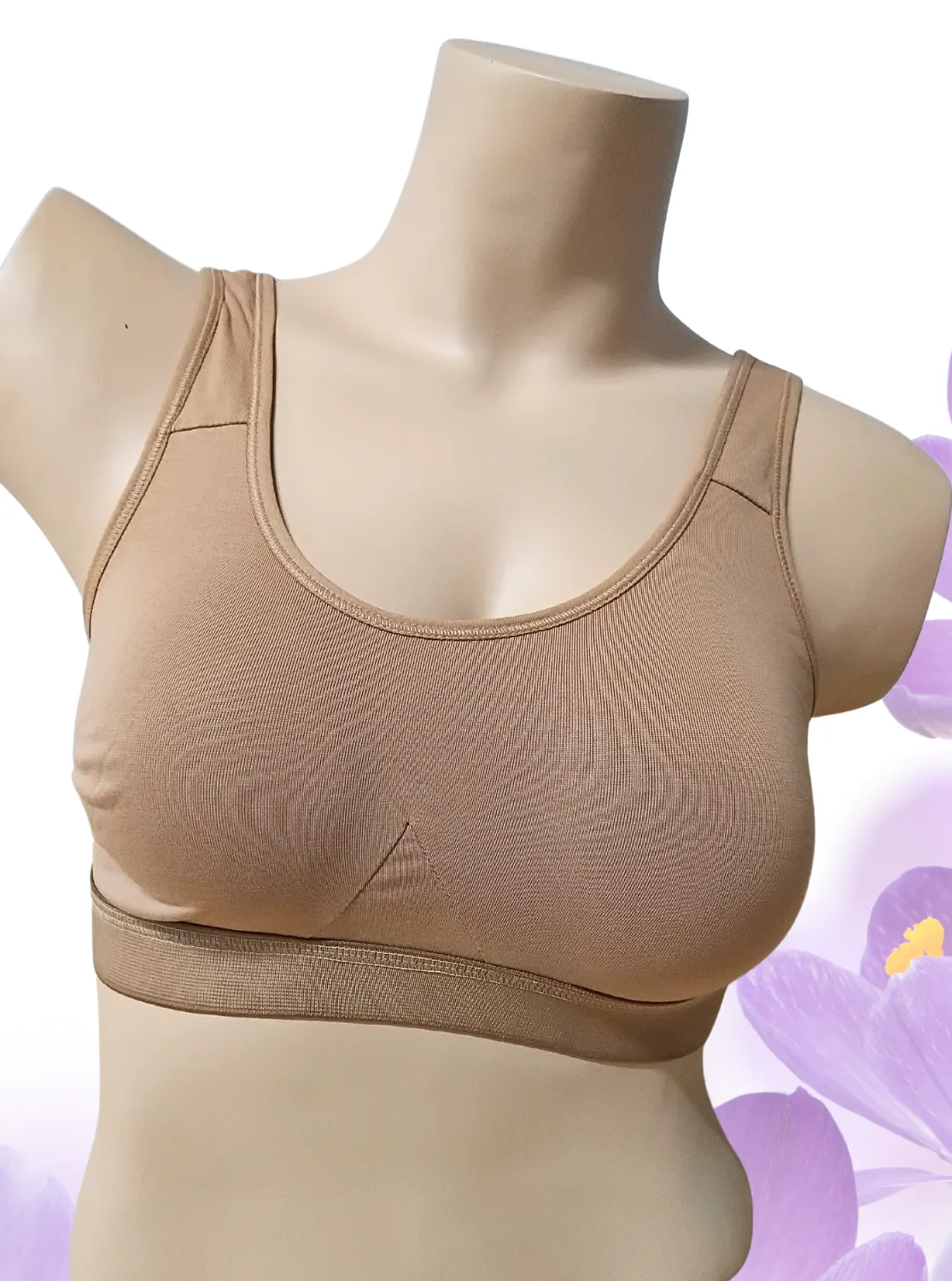 Poppy - Sports Brassiere | Perfect Sports Brassiere | Bottom Elastic | Broad Strap Gives Less Pressure on Shoulder (POPPY)