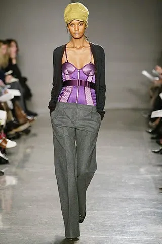 Proenza Schouler - Editorial Featured on the 2005 Runway Collection, Look 30 - Lavender Bustier Top - 8