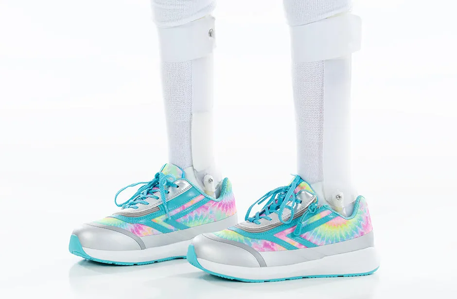 Rainbow Tie Dye BILLY Goat AFO-Friendly Shoes