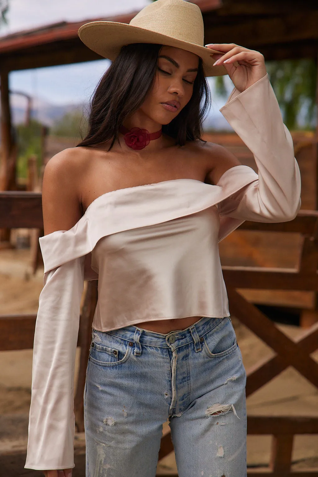 Reagan Off the Shoulder Blouse