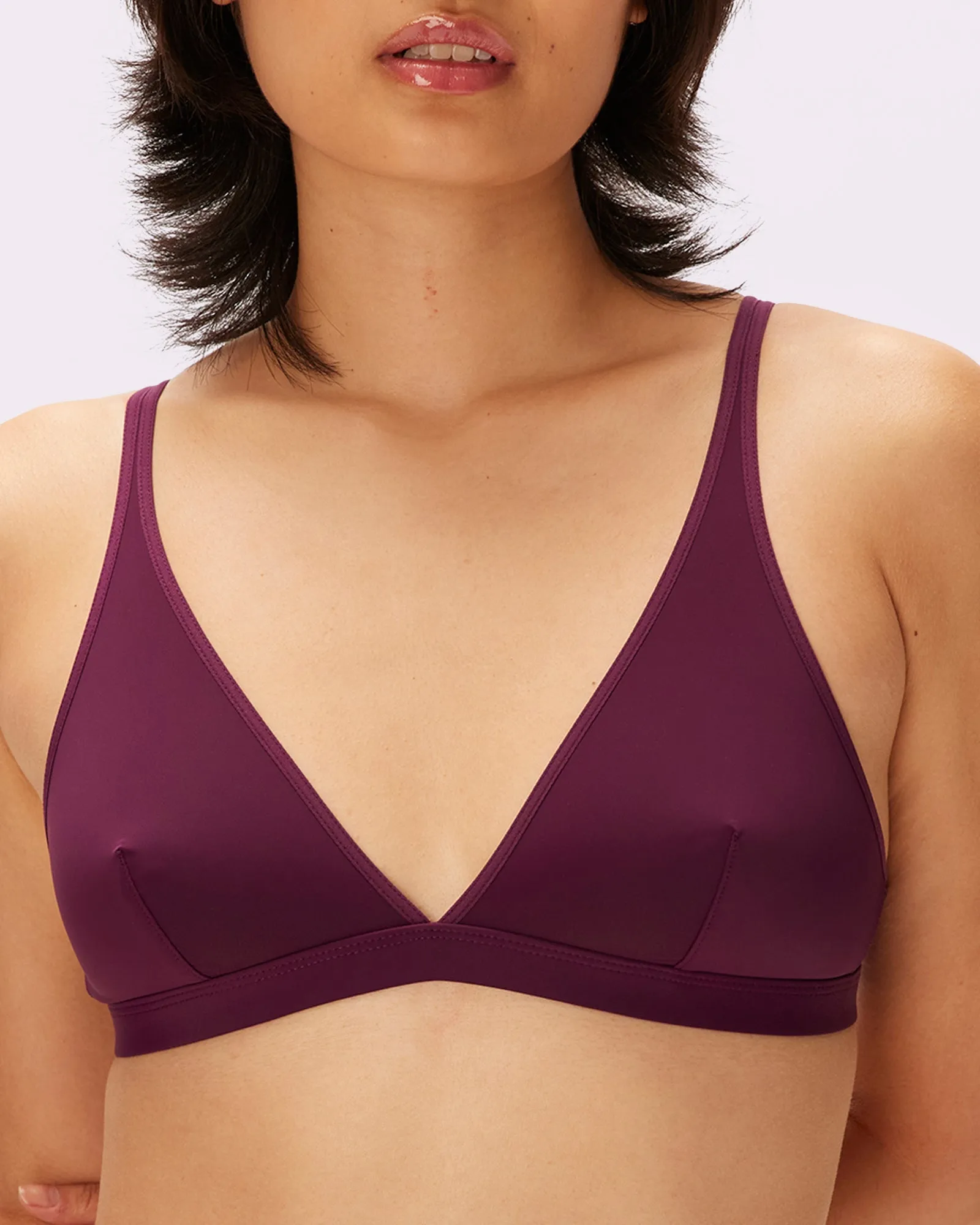 Re:Play Plunge Bralette | Ultra-Soft Re:Play (Violette)