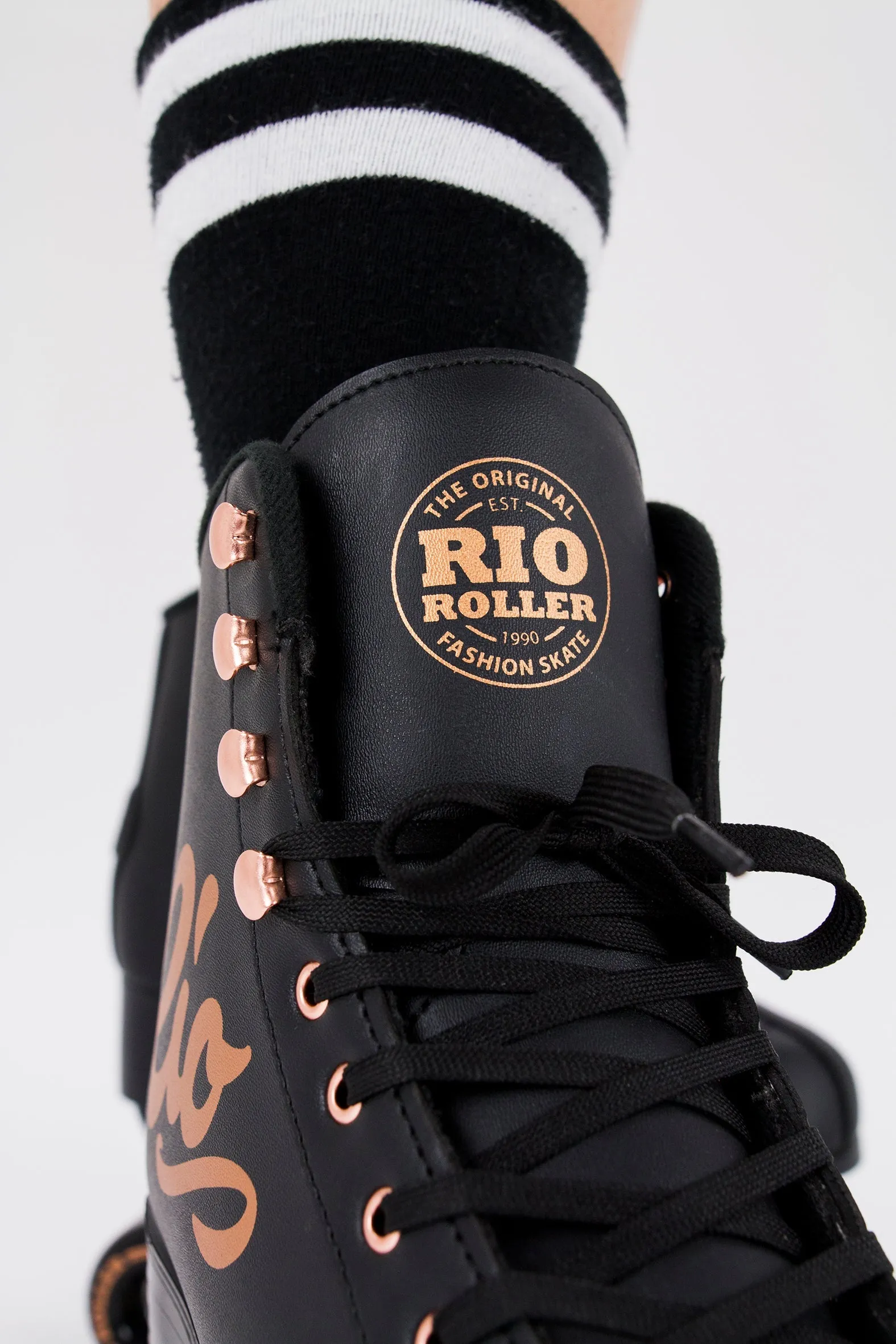 Rio Roller Rose Quad Roller Skates - Black - Sale!