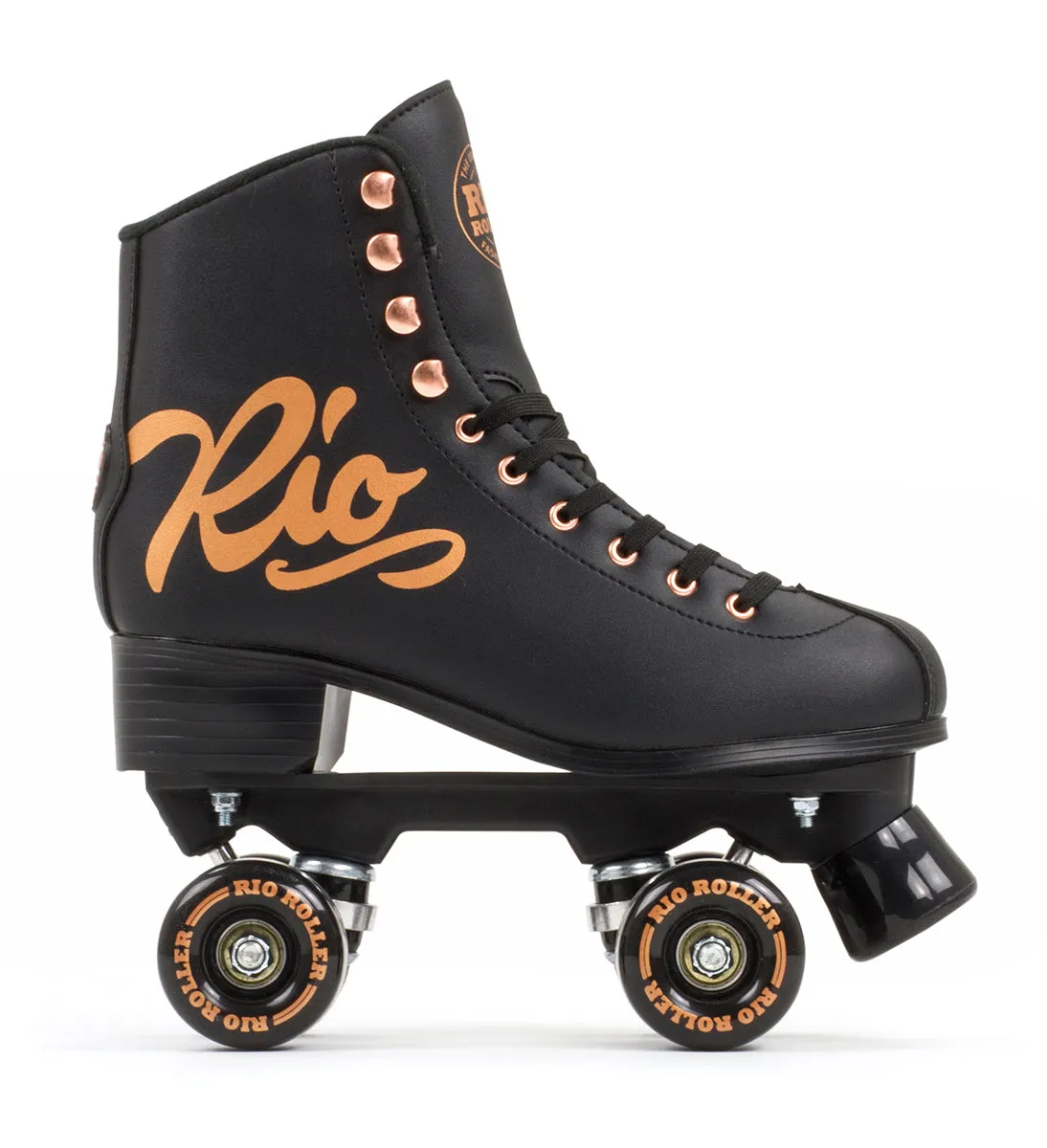 Rio Roller Rose Quad Roller Skates - Black