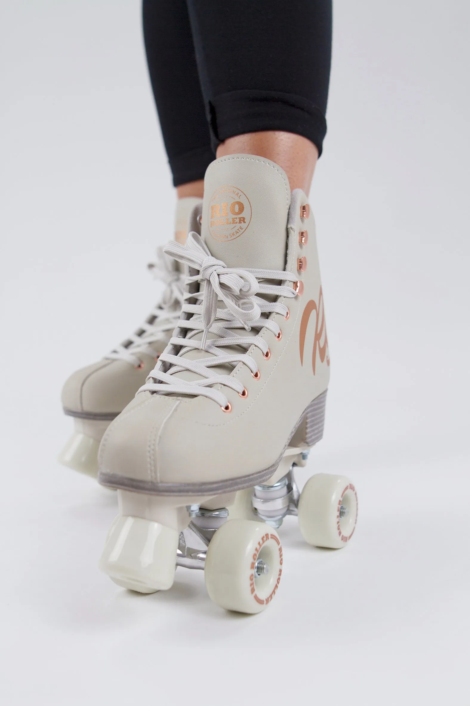 Rio Roller Rose Quad Roller Skates - Cream - Sale!