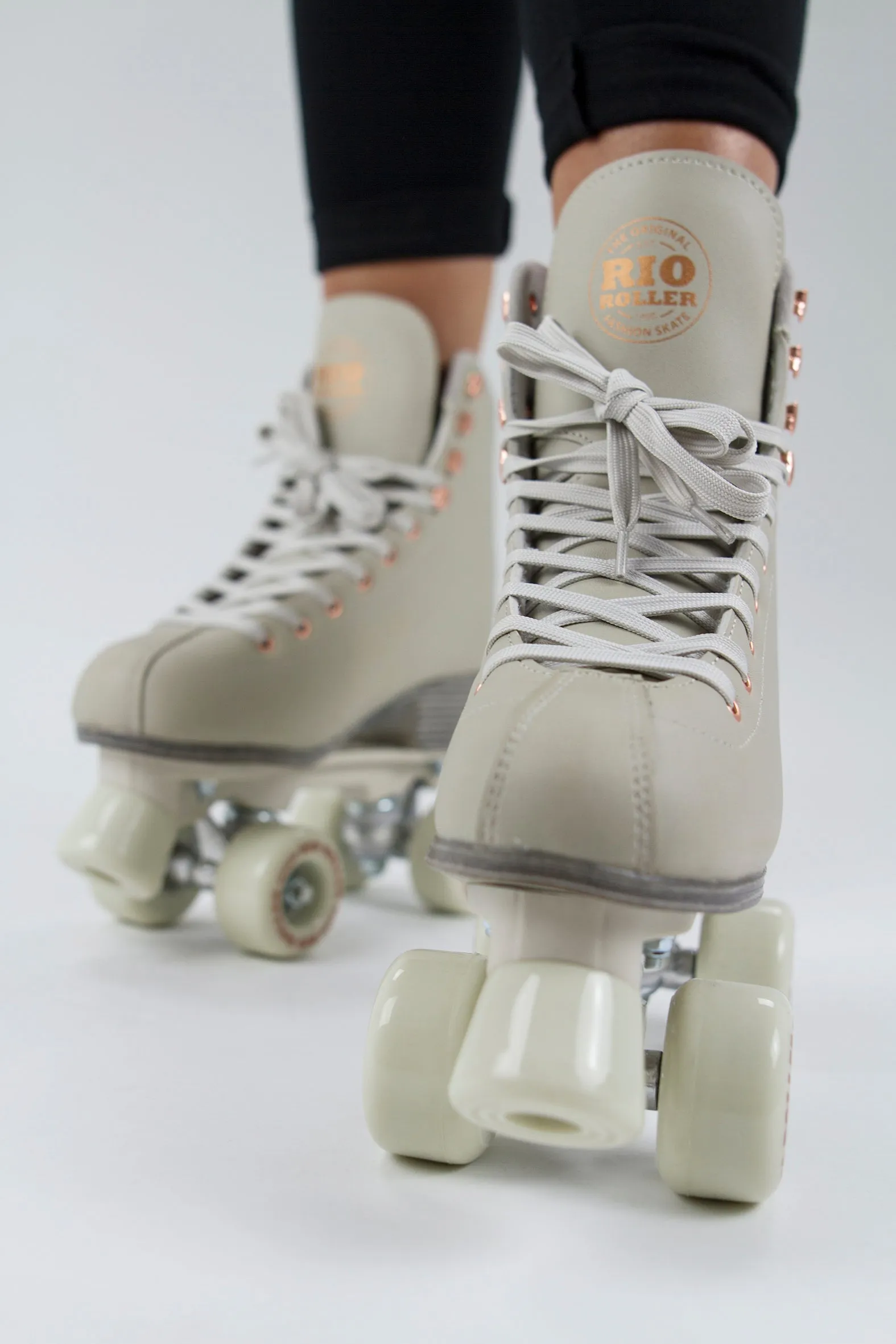 Rio Roller Rose Quad Roller Skates - Cream - Sale!