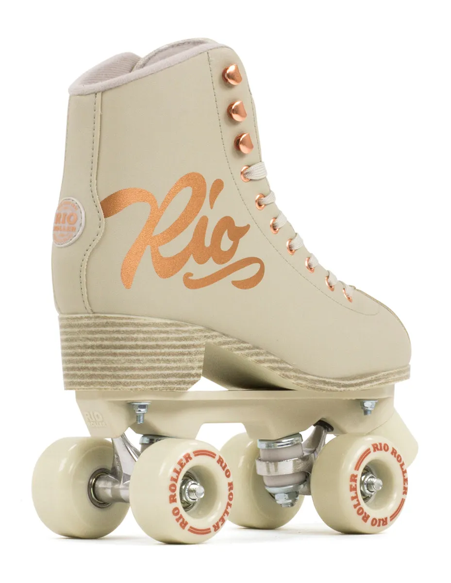 Rio Roller Rose Quad Roller Skates - Cream - Sale!