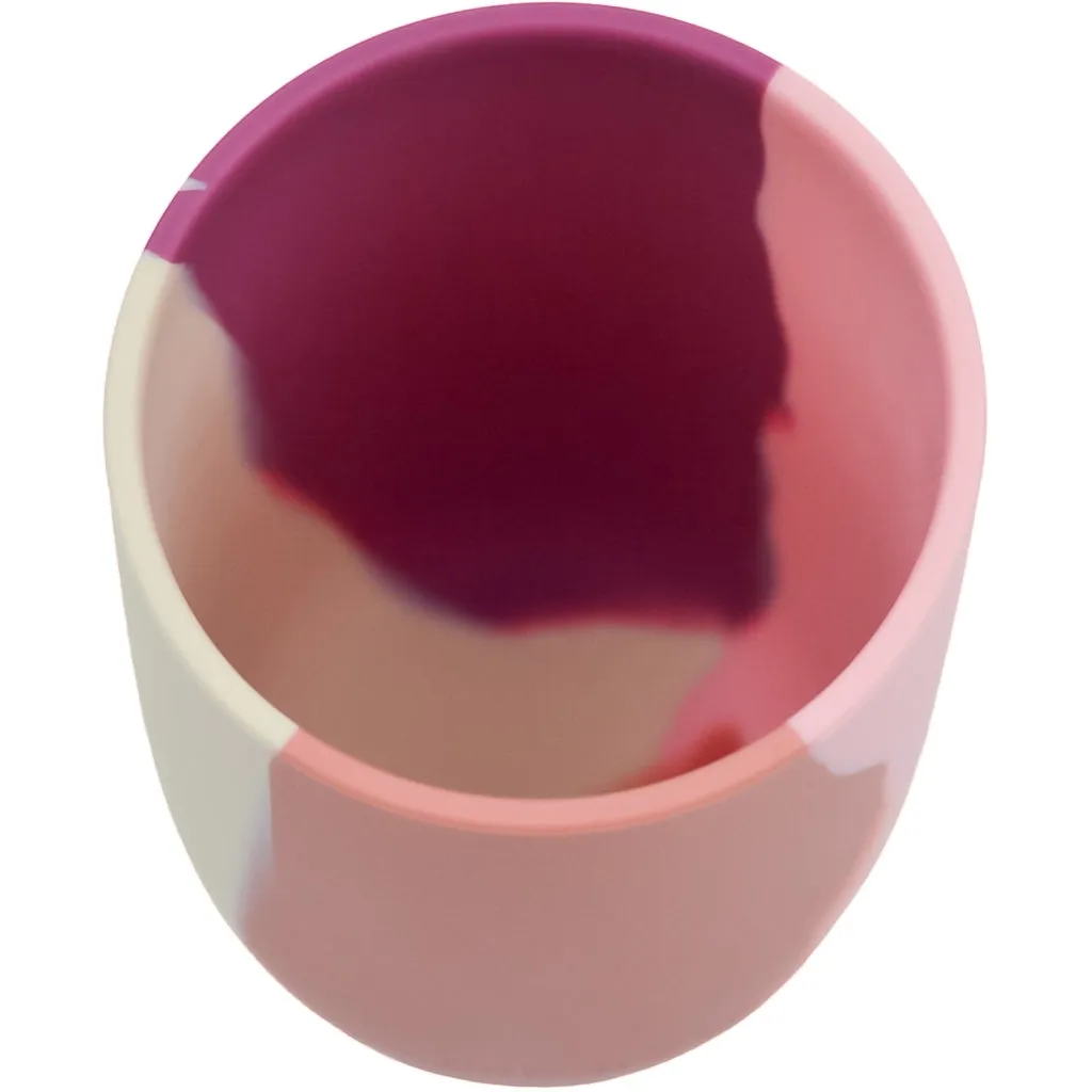 Silicone Cup Set of 2 | Color Splash Collection - Mauve Rose Ombre