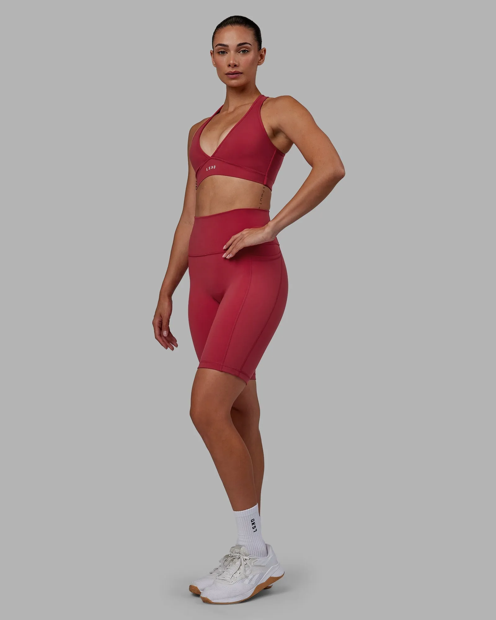 Stamina Sports Bra - Claret