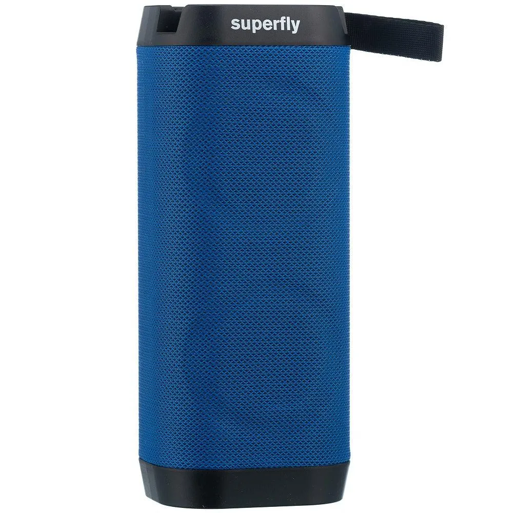 Superfly Disco Pro LED Bluetooth Speaker with Phone Stand – Blue