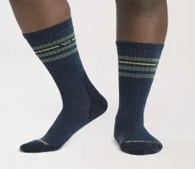 Vintage Stripe Cushioned Crew Socks