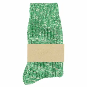 Women Melange Socks - Bright Green