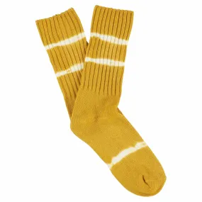 Women Mustard Dyed Socks