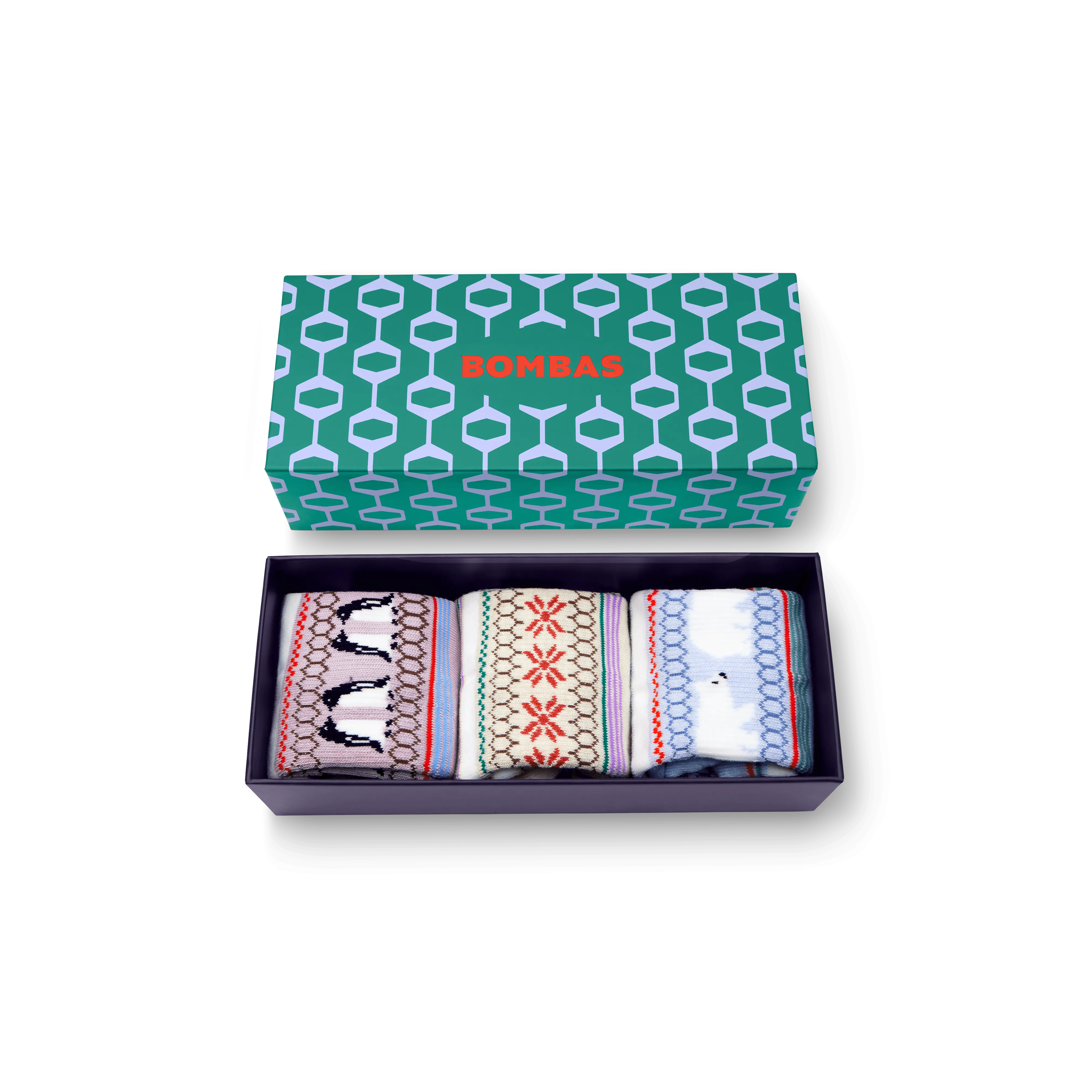 Women's Holiday Ankle Sock 3-Pack Gift Box