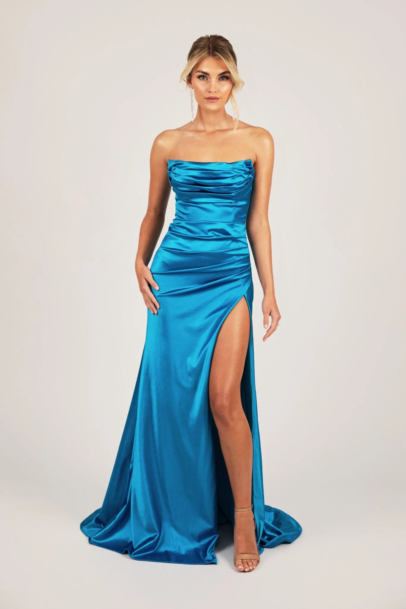 Zaria Gown - Sky Blue